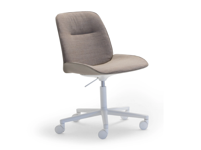 NUEZ SI2788 - Height-adjustable chair with castors with 5-spoke base _ Andreu World